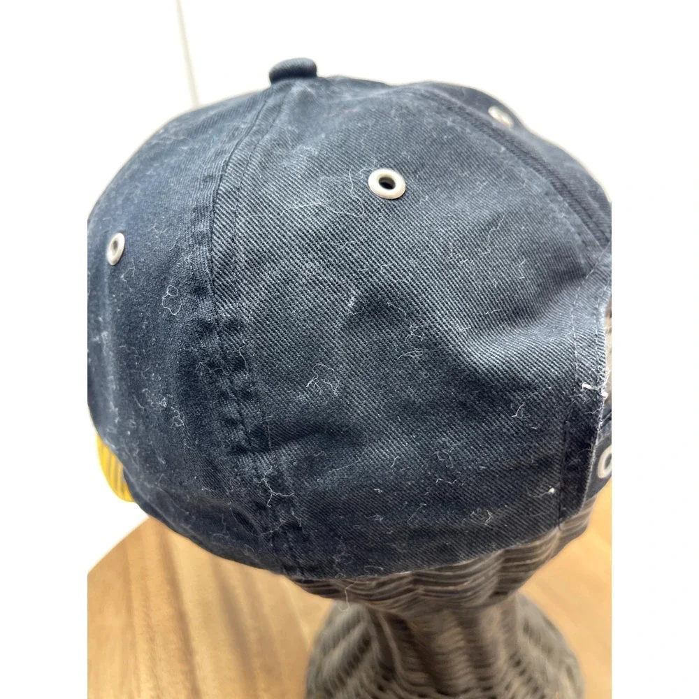 Caterpillar Puffy CAT Logo Baseball Hat/Cap Adjustable  Cotton‎ Barb Wire Brim